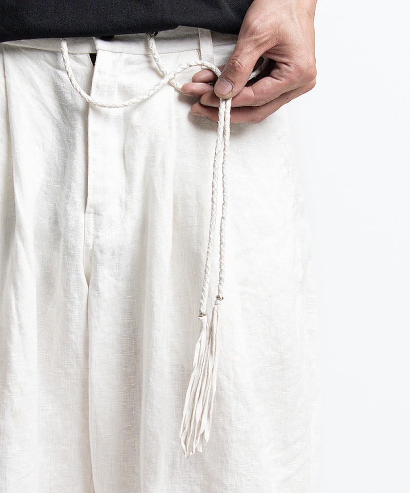 2401-PT03 Linen Layered Pants 05 White