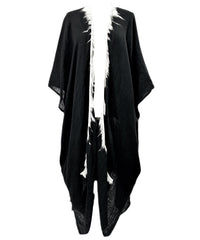 2501-TP08 Black Shadow Long Gown 02