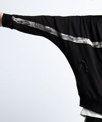 2401-TP04 Back Cross Short Parka Black