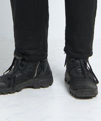 2401-PT03 Linen Layered Pants 05 Black