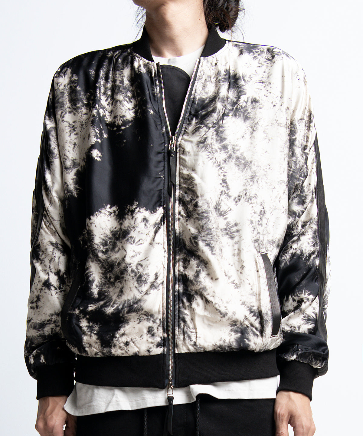 2401-JK06 Viscose Tie Dye Dolman JKT