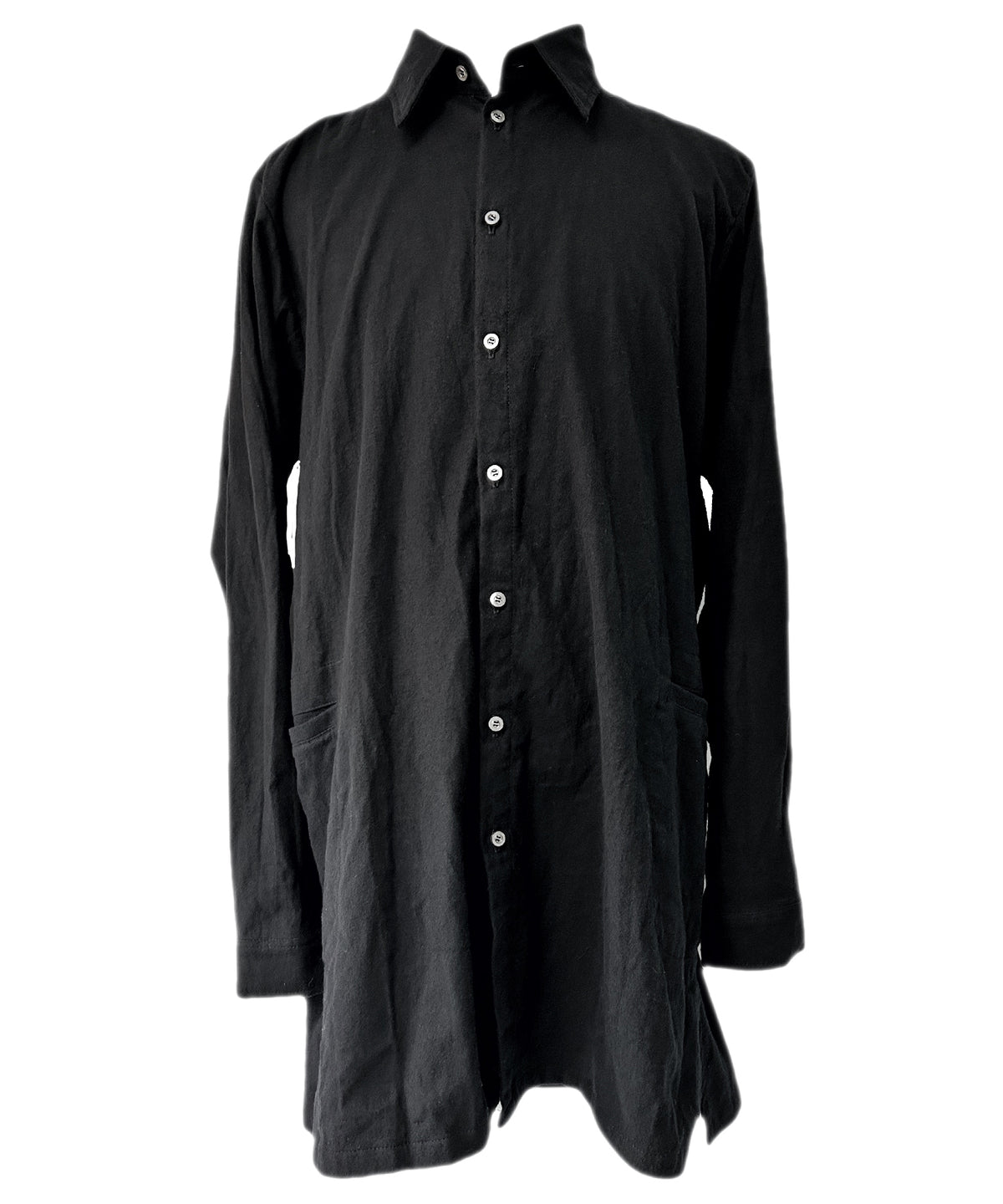 2402-SH06 Hand Stitch Flannel Long Shirt