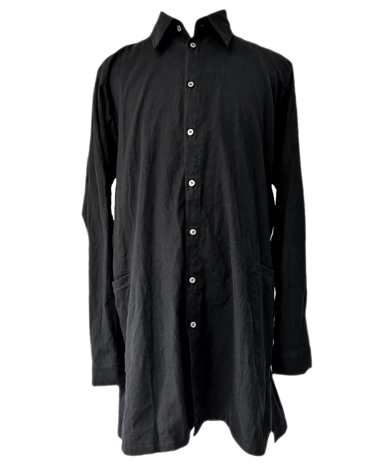 2402-SH06 Hand Stitch Flannel Long Shirt