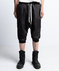 2401-PT10 Parachute Triangle Pants Black
