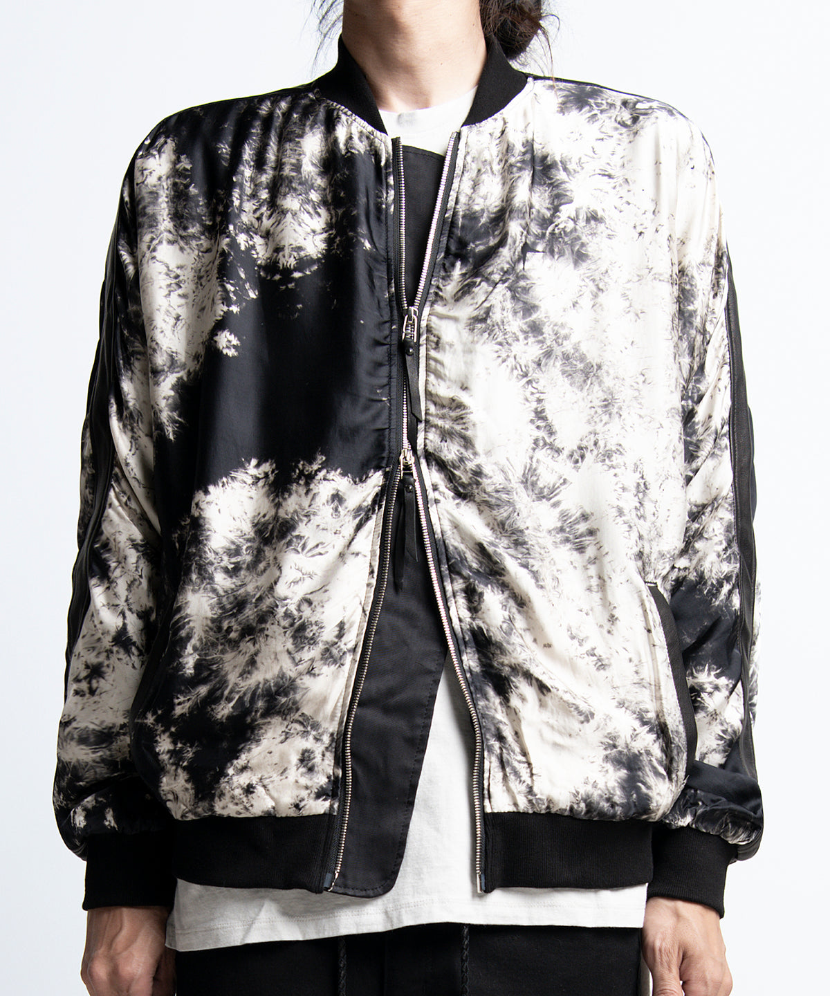 2401-JK06 Viscose Tie Dye Dolman JKT