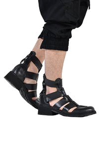 1801-BO02 Black Metal Sandal 08