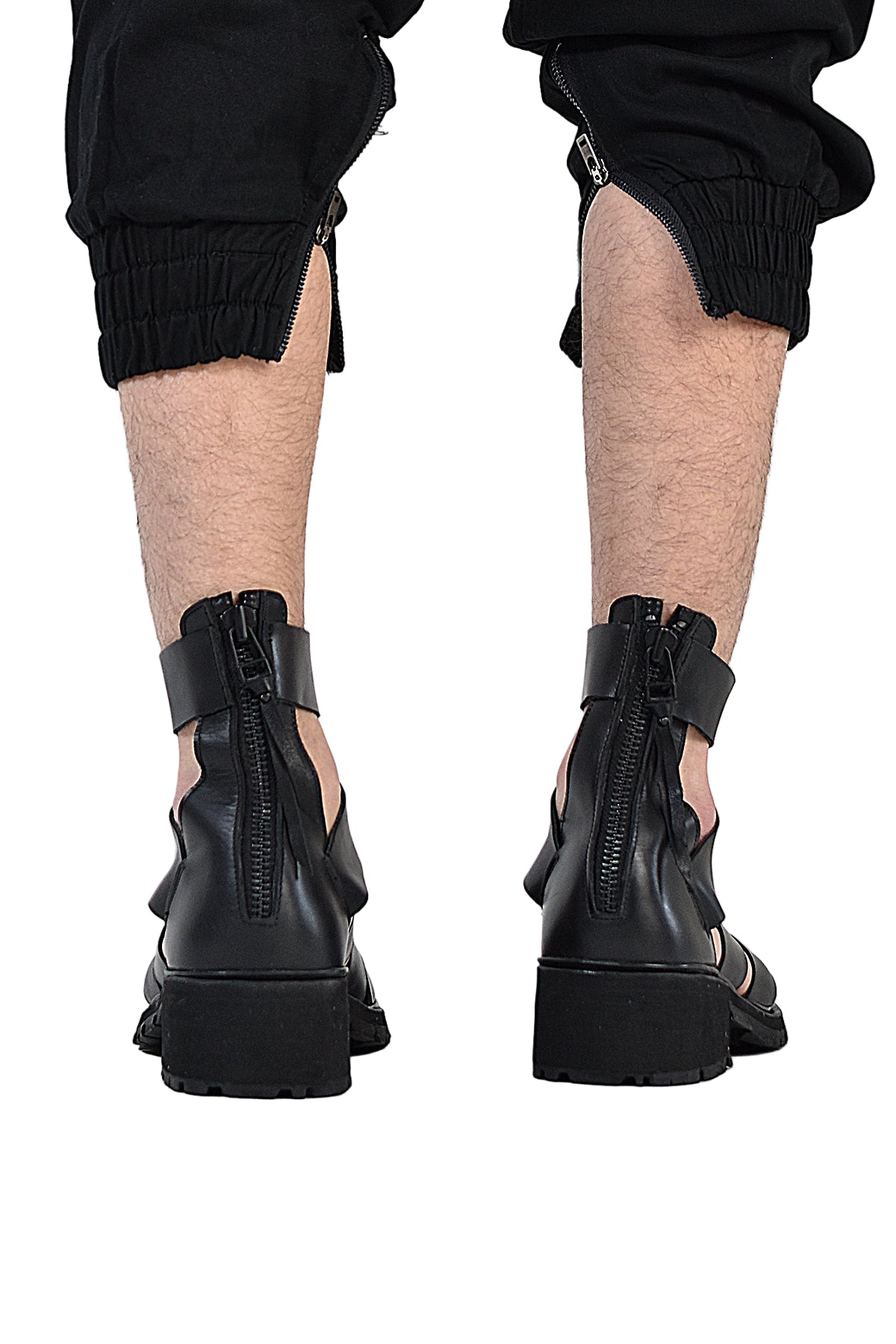 1801-BO02 Black Metal Sandal 08