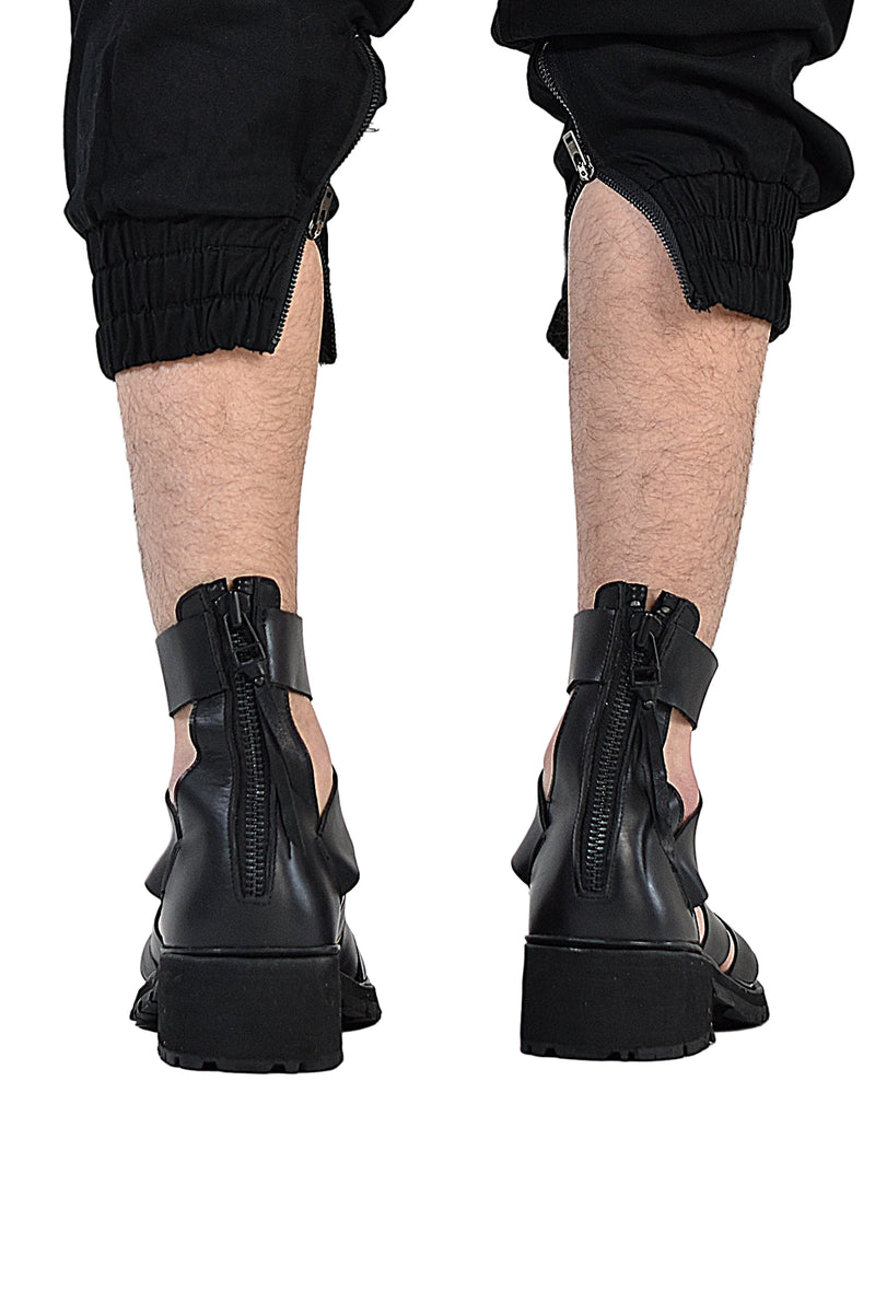 1801-BO02 Black Metal Sandal 08