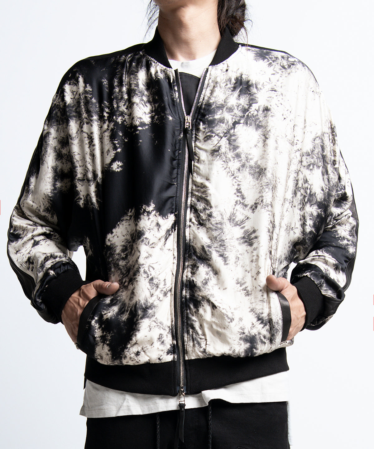 2401-JK06 Viscose Tie Dye Dolman JKT