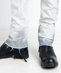 2501-PT06 Black Shadow Stretch Pants Dirty White