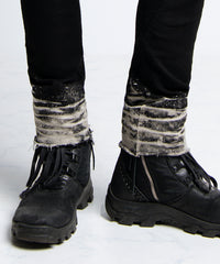 2401-PT02 Double Zip Stretch Twill Pants 02 Black