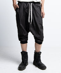2401-PT10 Parachute Triangle Pants Black
