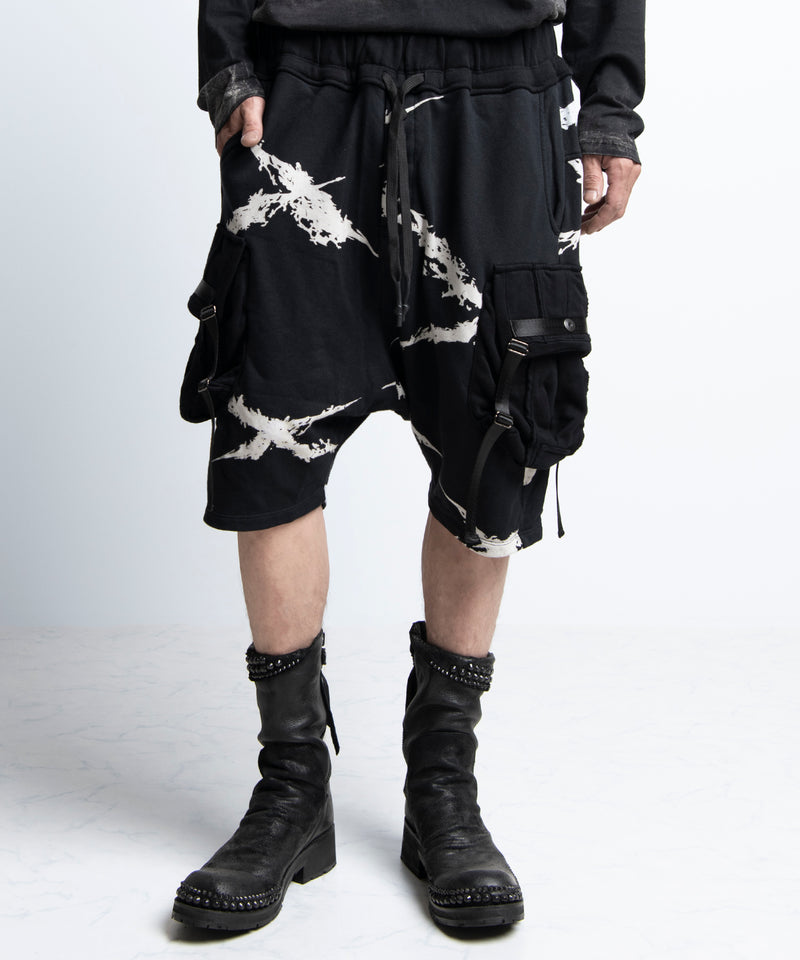 2402-PT08 Sweat Cotton Cross Shorts