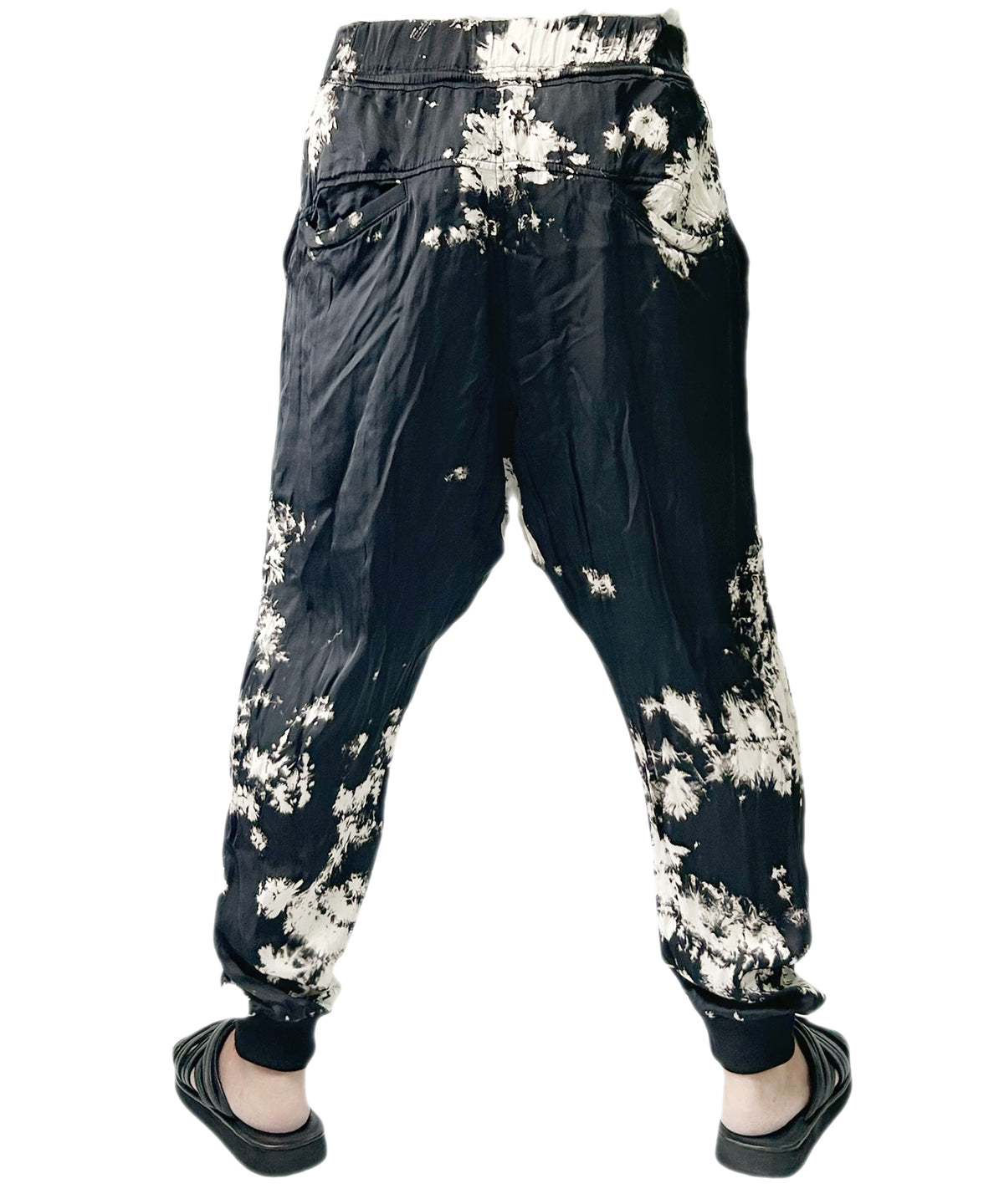 2401-PT08 Tie Dye Viscose Triangle Pants