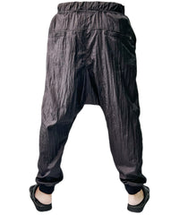 2401-PT10 Parachute Triangle Pants Black
