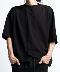 2401-TP03 Assymmetry Terry Top Black