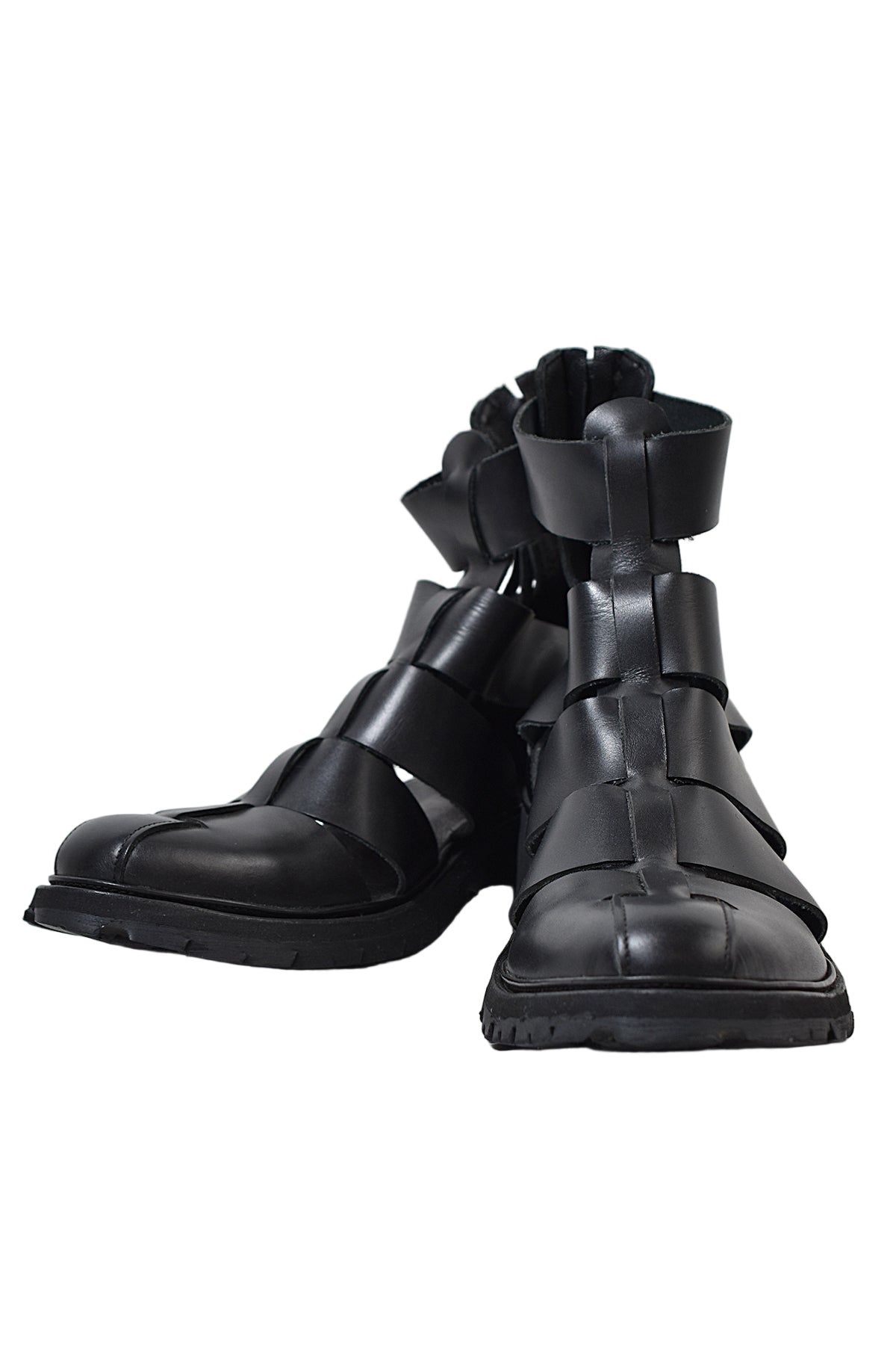 1801-BO02 Black Metal Sandal 08