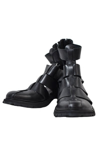 1801-BO02 Black Metal Sandal 08