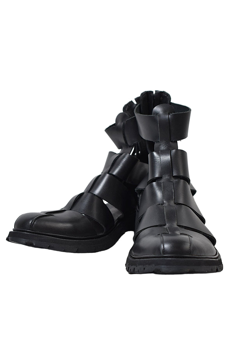 1801-BO02 Black Metal Sandal 08