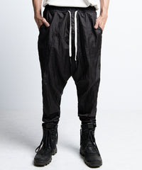 2401-PT10 Parachute Triangle Pants Black