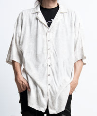 2401-SH02 Magnolia Crepe Rayon Lazy Shirt White