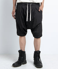 2401-PT11 Parachute Lazy Shorts Black