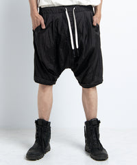 2401-PT11 Parachute Lazy Shorts Black