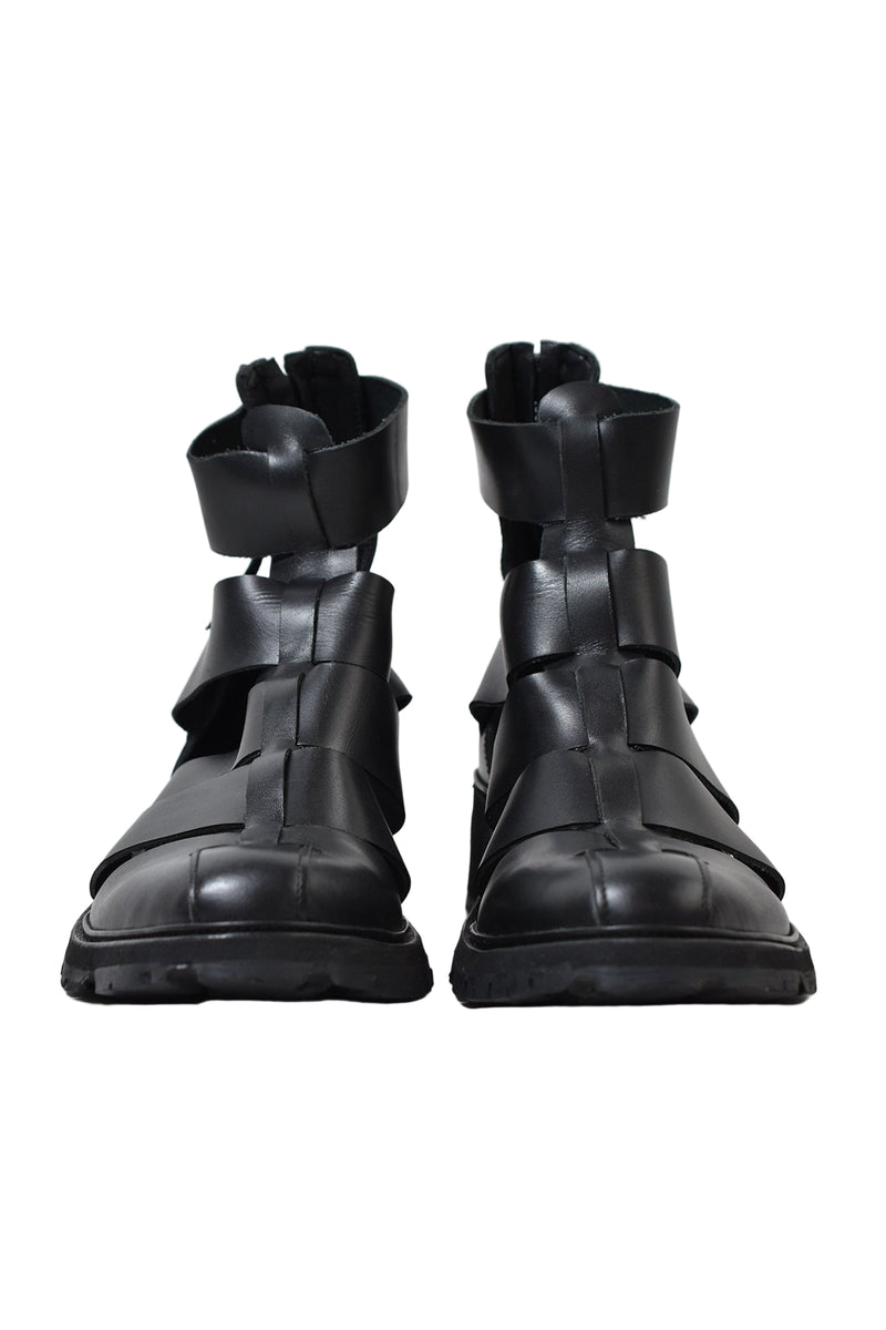 1801-BO02 Black Metal Sandal 08