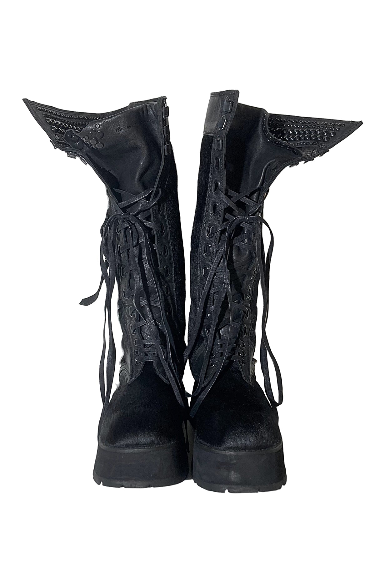 KMRii ケムリ Crush Platform Boots 01 クラッシュ プラットフォーム