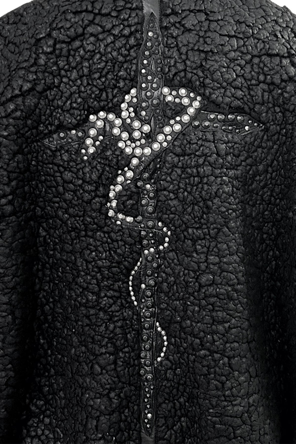 2502-JK06 Serpent Cross Coating Boa Jacket