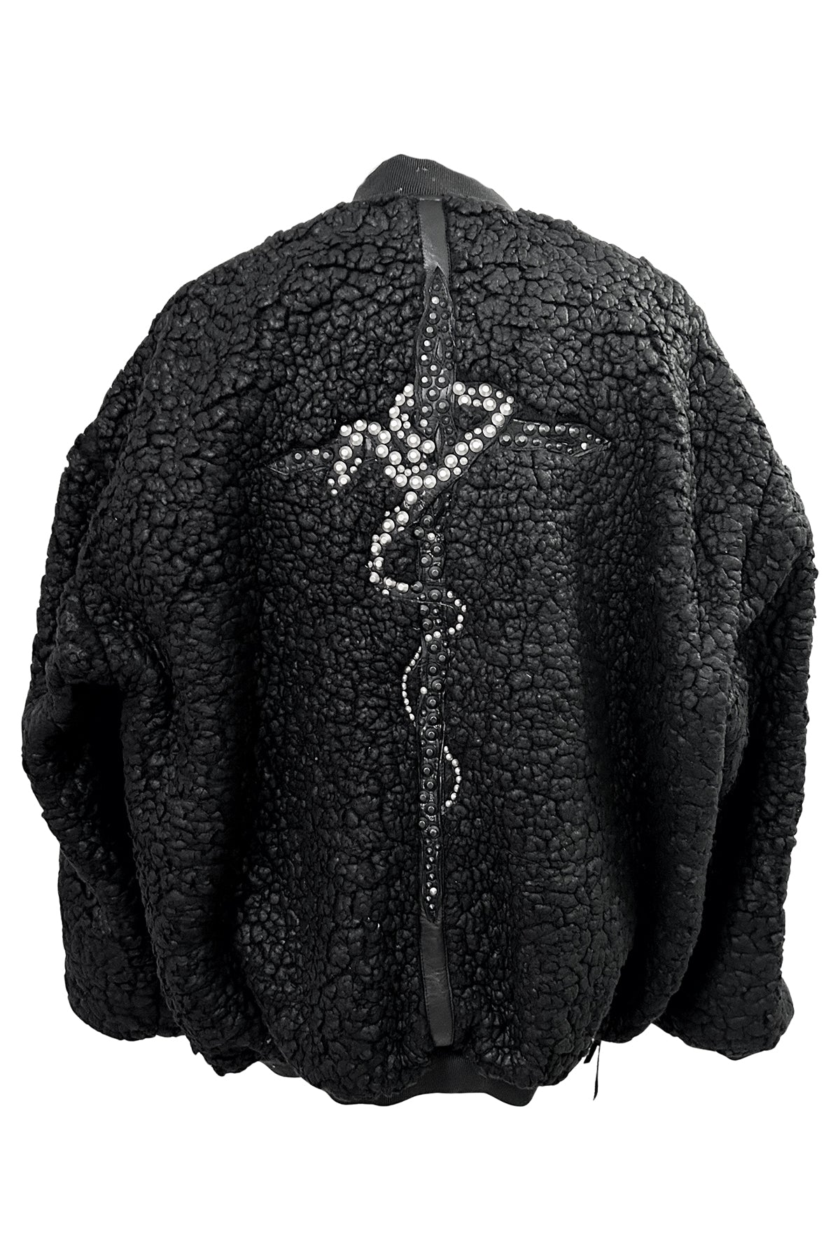 2502-JK06 Serpent Cross Coating Boa Jacket – KMRii OFFICIAL ONLINE