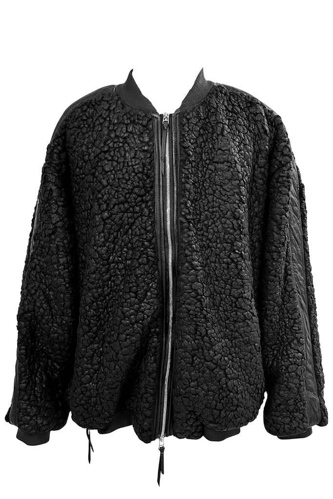 2502-JK06 Serpent Cross Coating Boa Jacket