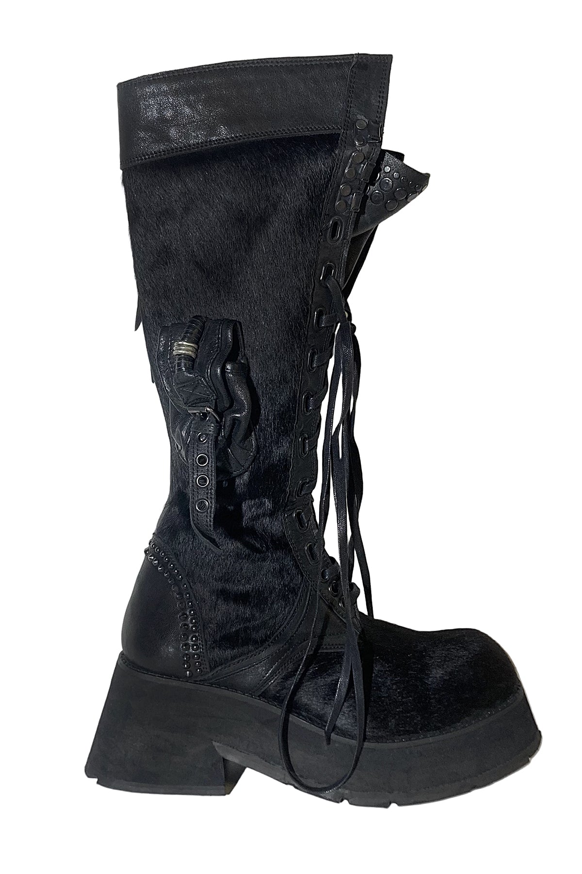 KMRii ケムリ Crush Platform Boots 01 クラッシュ プラットフォーム