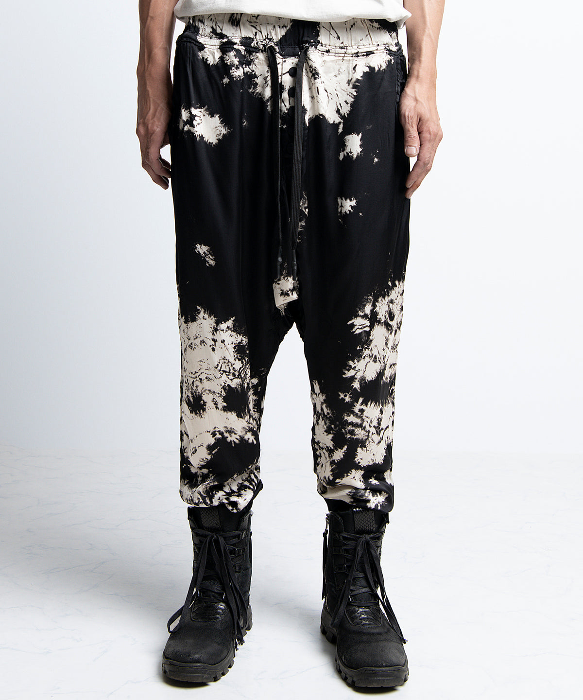 2401-PT08 Tie Dye Viscose Triangle Pants