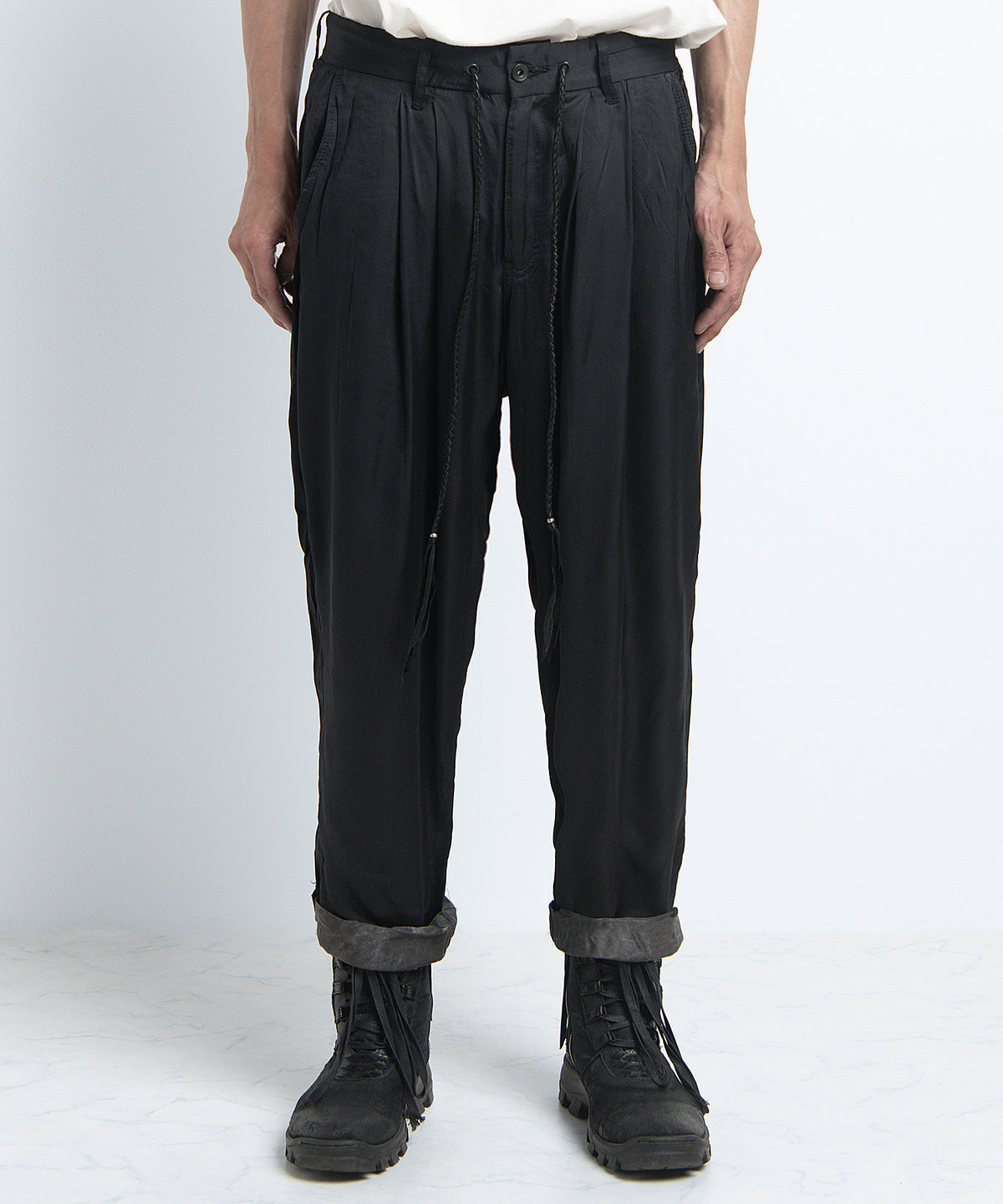2401-PT07 Viscose Layered Pants