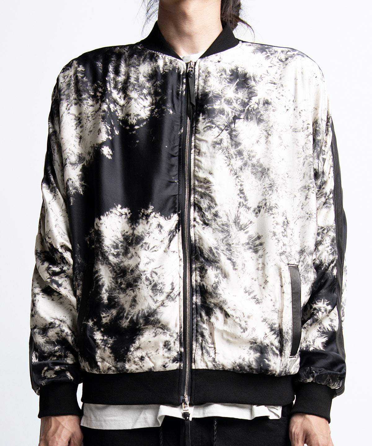 2401-JK06 Viscose Tie Dye Dolman JKT