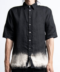 2401-SH06 Discharged Linen Slim Shirt