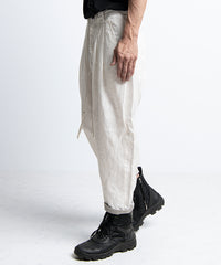 2401-PT03 Linen Layered Pants 05 White