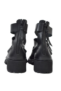 1801-BO02 Black Metal Sandal 08