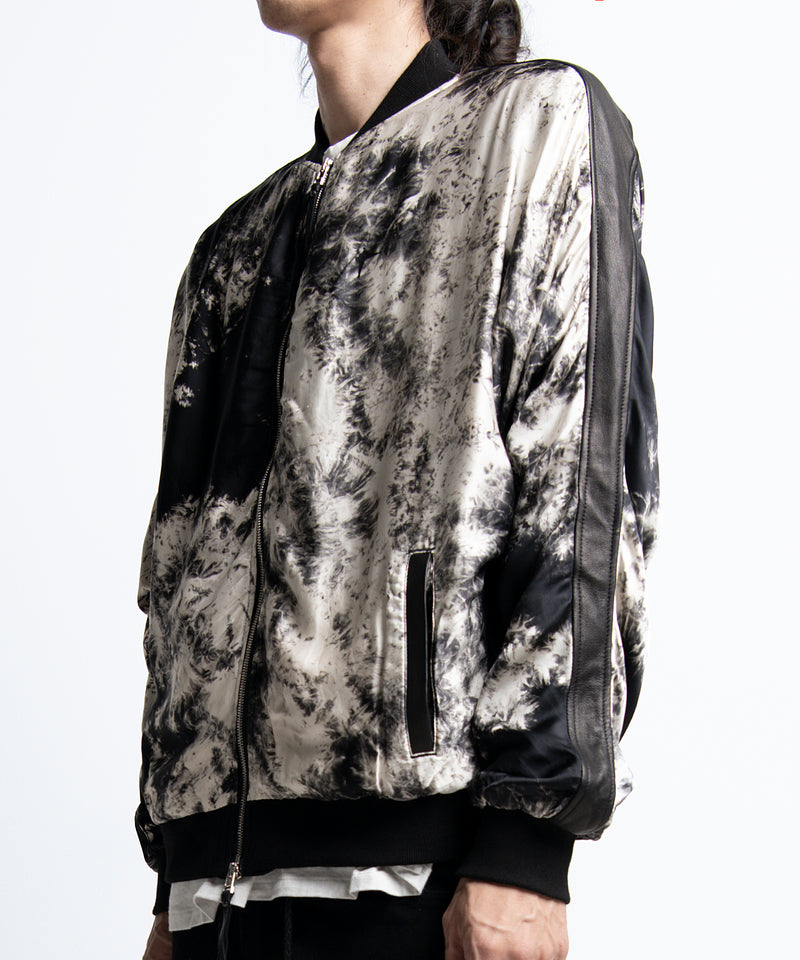 2401-JK06 Viscose Tie Dye Dolman JKT