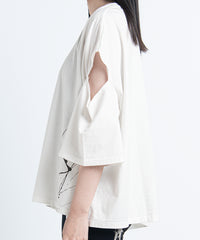 2401-CTL03 Open Sleeve Cut White