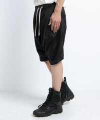 2401-PT11 Parachute Lazy Shorts Black