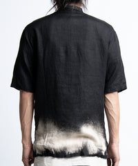 2401-SH06 Discharged Linen Slim Shirt