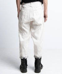 2401-PT03 Linen Layered Pants 05 White