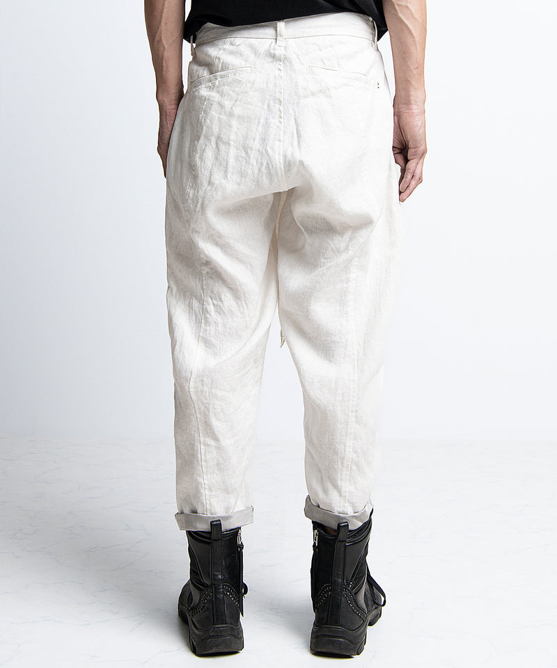 2401-PT03 Linen Layered Pants 05 White