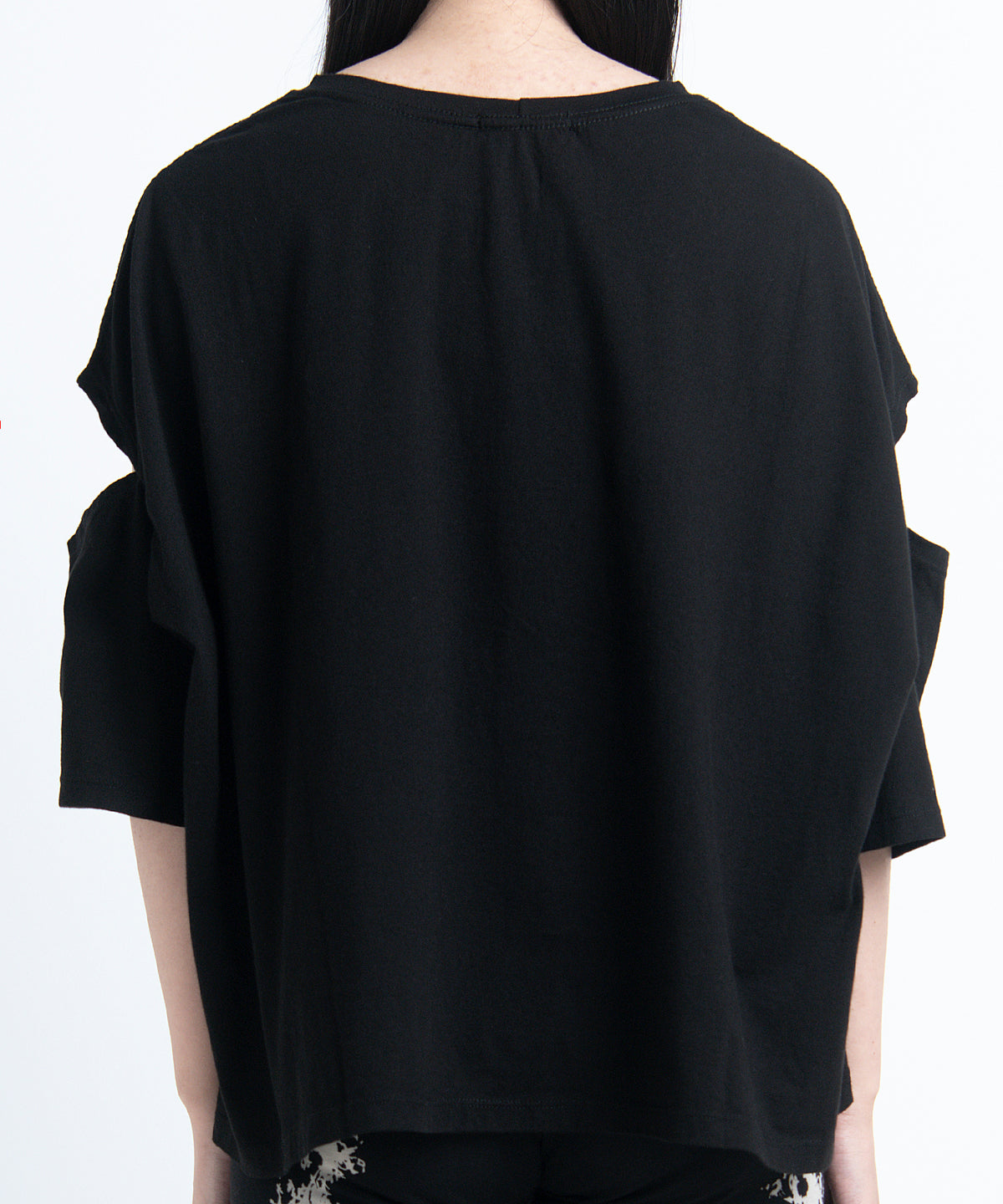 2401-CTL03 Open Sleeve Cut Black