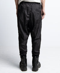 2401-PT10 Parachute Triangle Pants Black