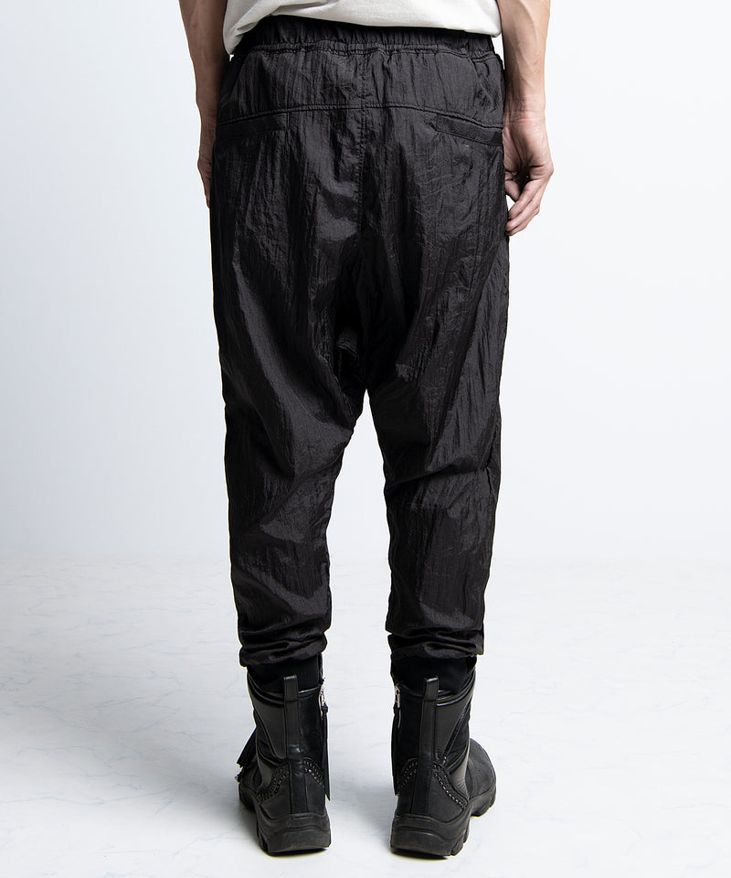 2401-PT10 Parachute Triangle Pants Black