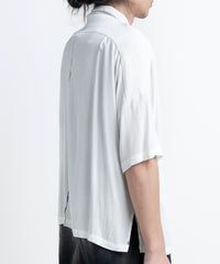 2501-SH07 Crepe Rayon Crack Shirt 05 White