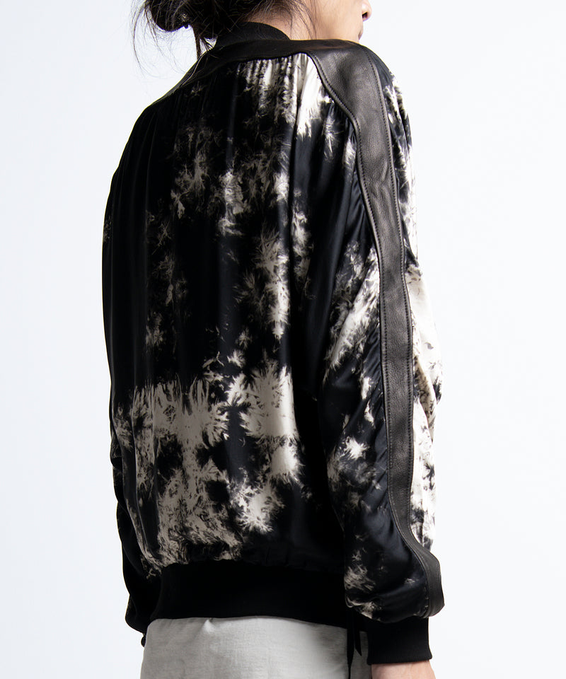 2401-JK06 Viscose Tie Dye Dolman JKT